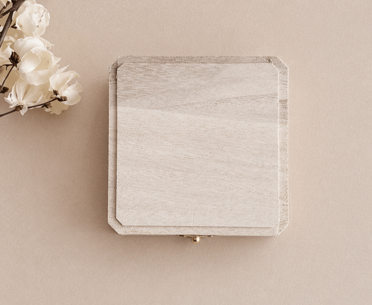 Kistje van hout te personaliseren met naam 