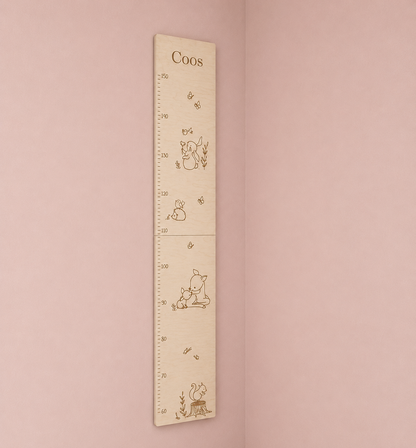 Houten Groeimeter | Bosdieren