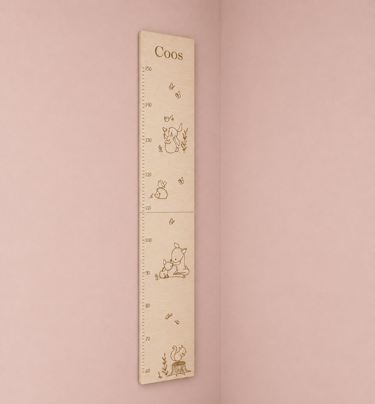 Houten Groeimeter | Bosdieren