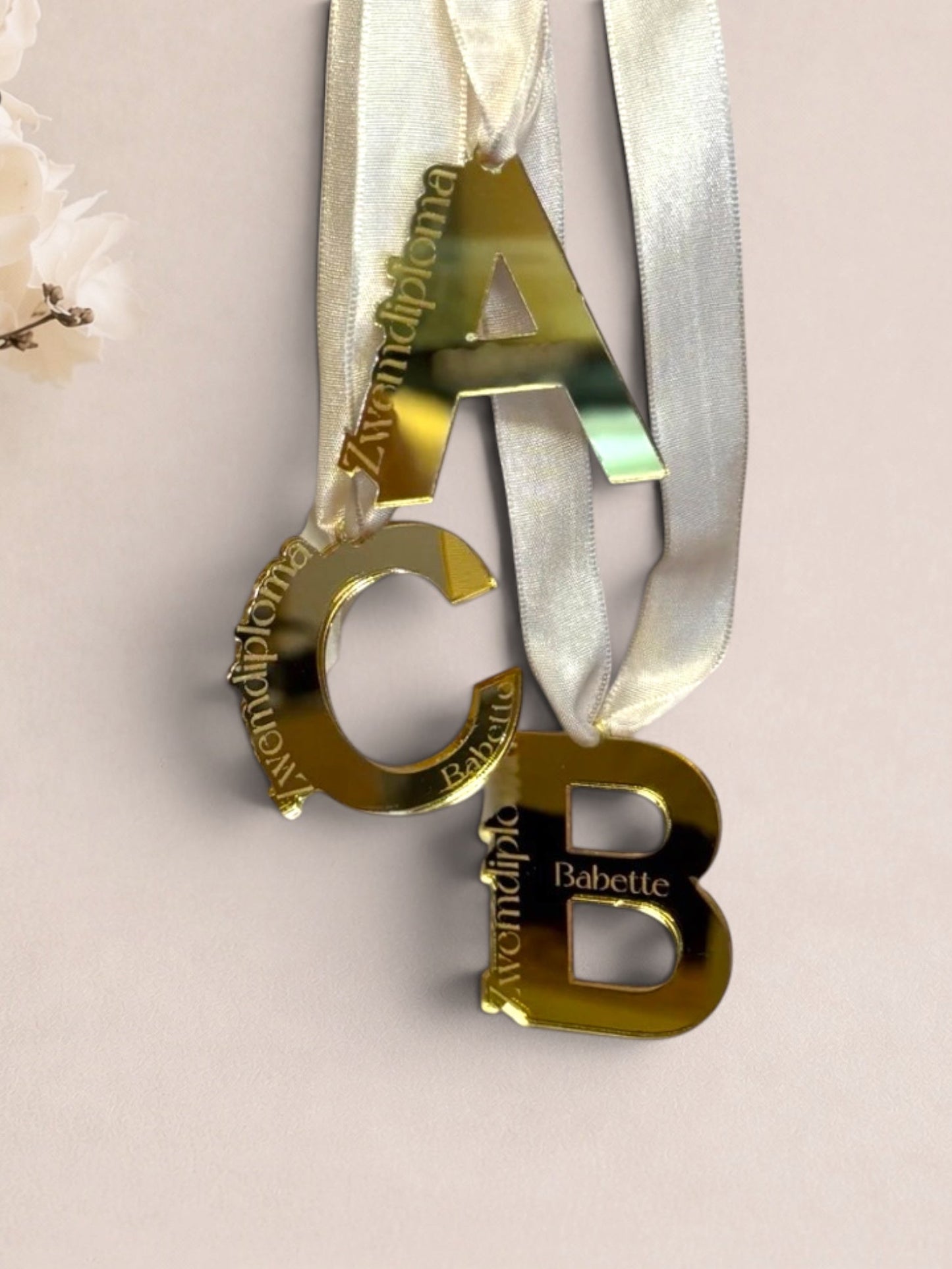 Gepersonaliseerde Medaille voor het Behalen van Zwemdiploma