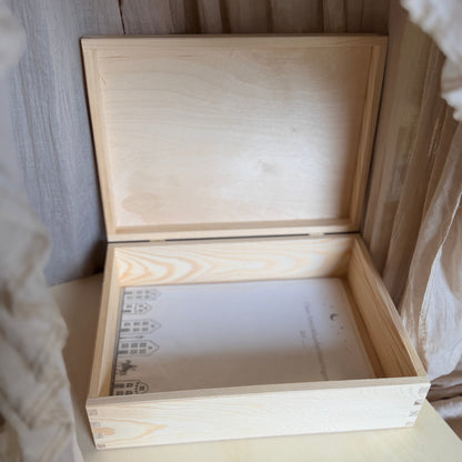 Gepersonaliseerde Sinterklaas bewaardoos voor herinneringen