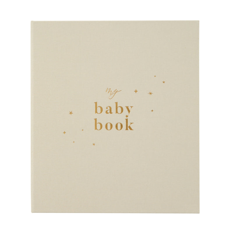 Invulboek My Baby Book Pearl met Cadeaubox | Blush and Gold