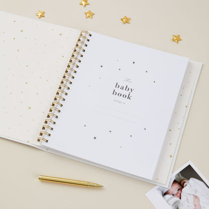 Invulboek My Baby Book Pearl met Cadeaubox | Blush and Gold
