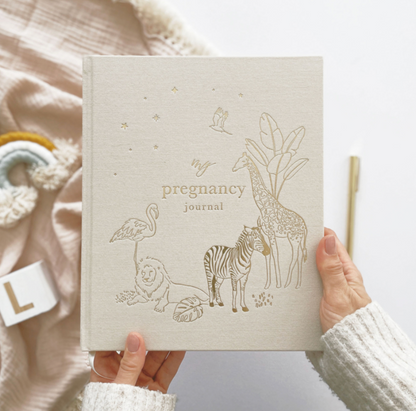 Invulboek My Pregnancy Journal Safari | Blush and Gold