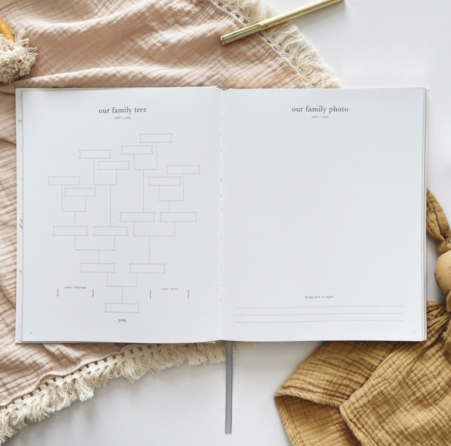 Invulboek My Pregnancy Journal Safari | Blush and Gold