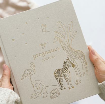 Invulboek My Pregnancy Journal Safari | Blush and Gold