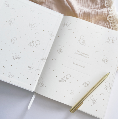 Invulboek My Pregnancy Journal Safari | Blush and Gold