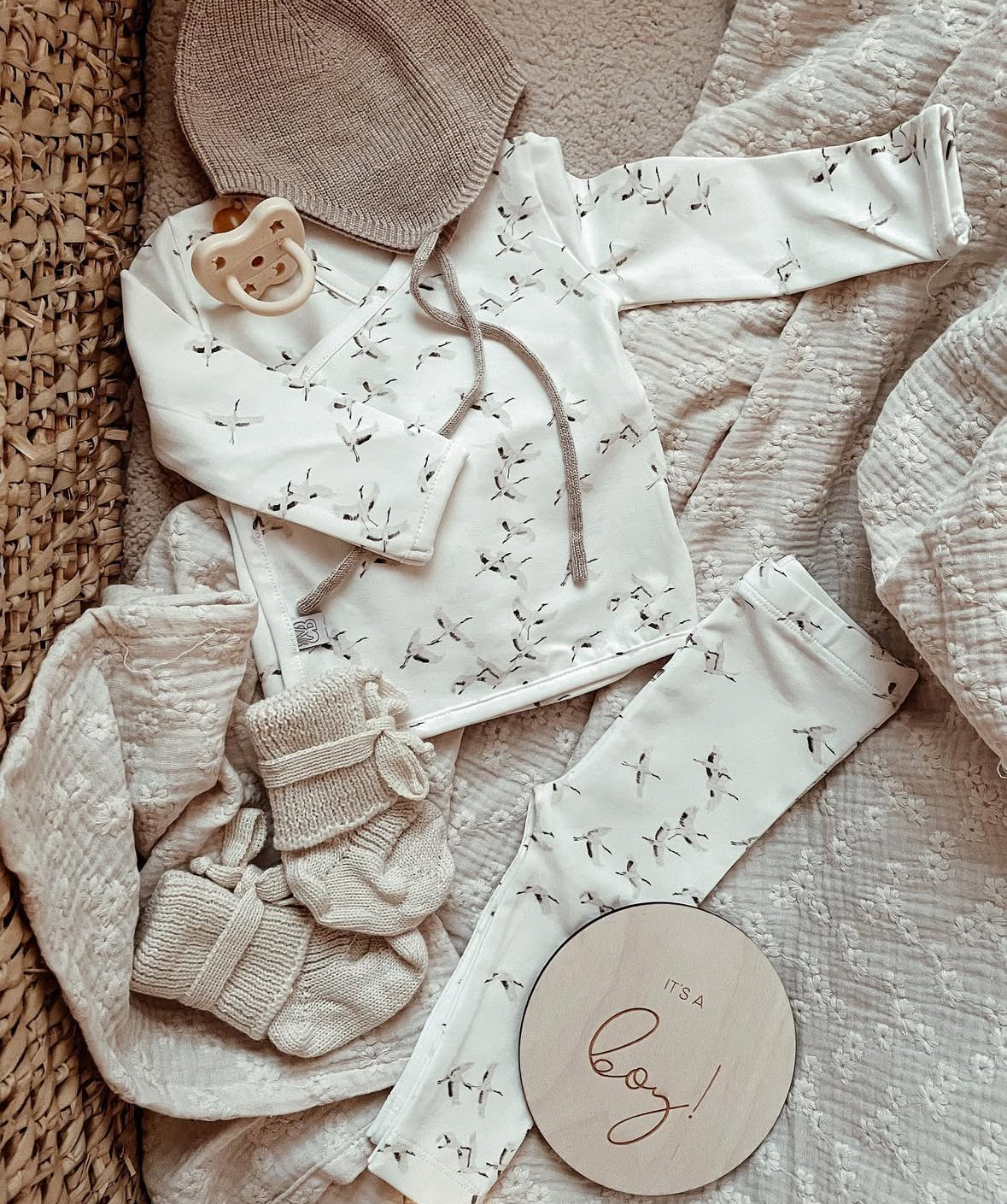 Houten bordje It's a boy