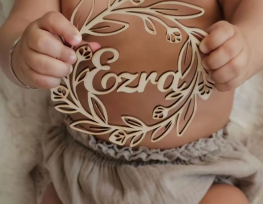 Kersthanger Kerstkrans met Naam