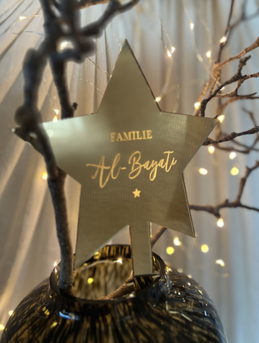 Kerstpiek Kerstboom Gepersonaliseerd met Naam