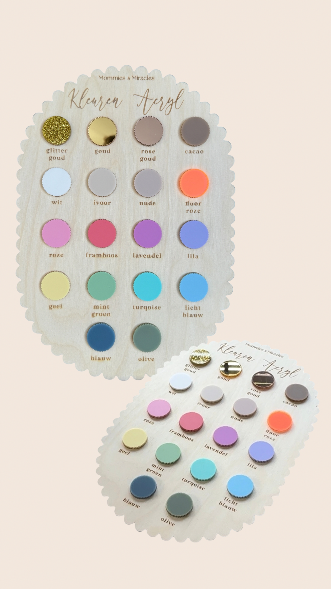 Mogelijke Kleuren Acryl