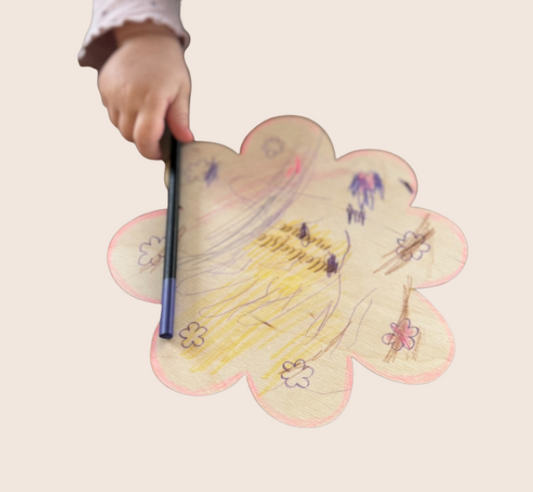 Knutselhart of Houten Bloem – Moederdag Cadeau