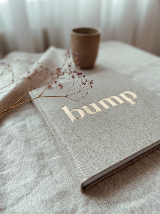 Linnen Invulboek Bump | Zwangerschap