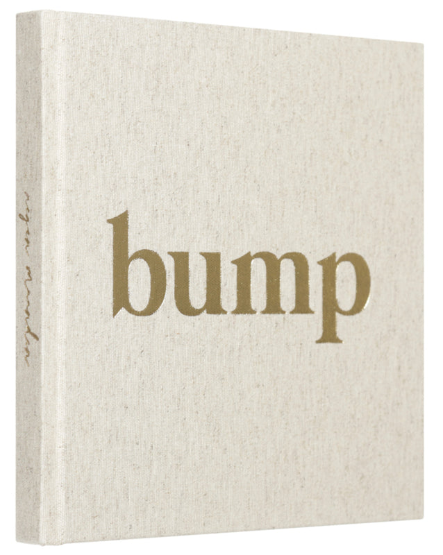 Linnen Invulboek Bump_ Zwangerschapboek