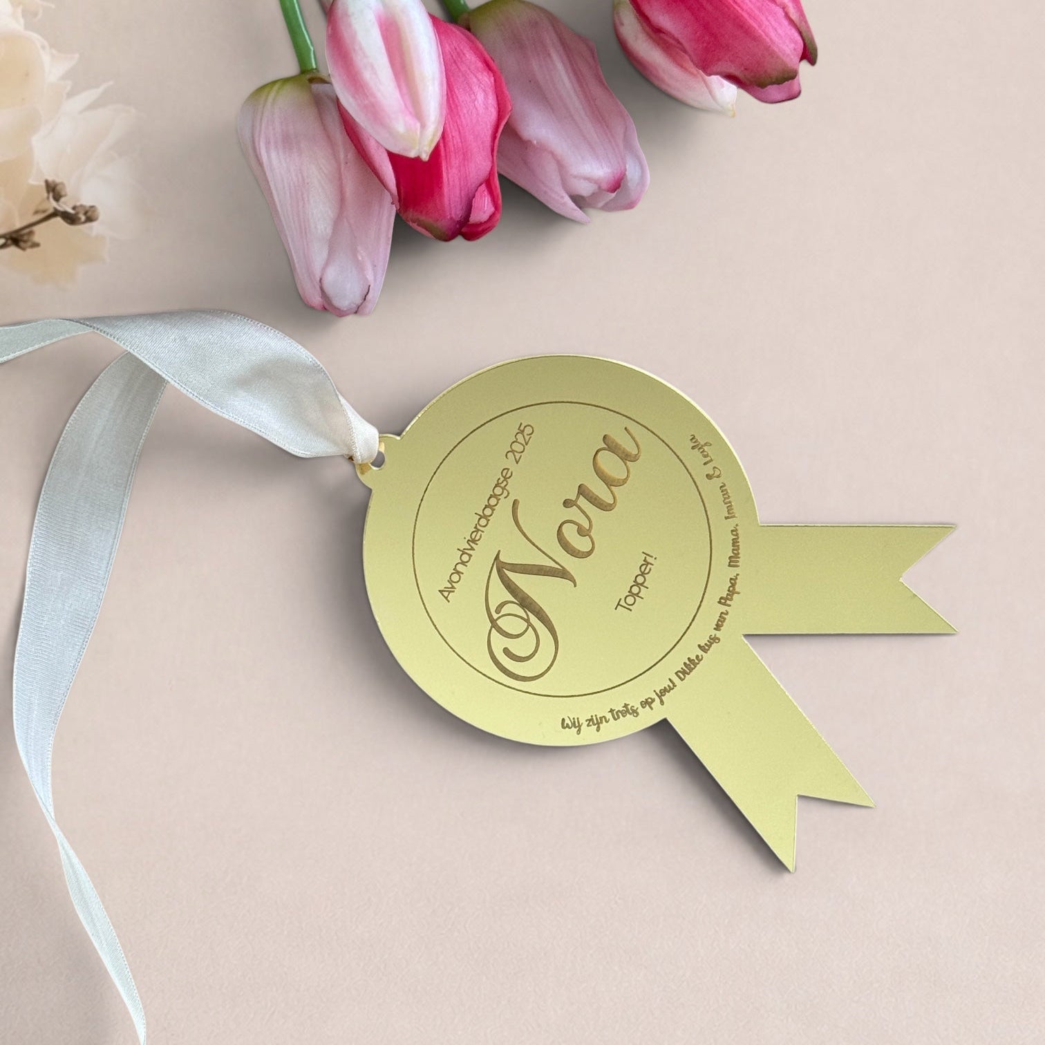 Medaille avondvierdaagse met naam
