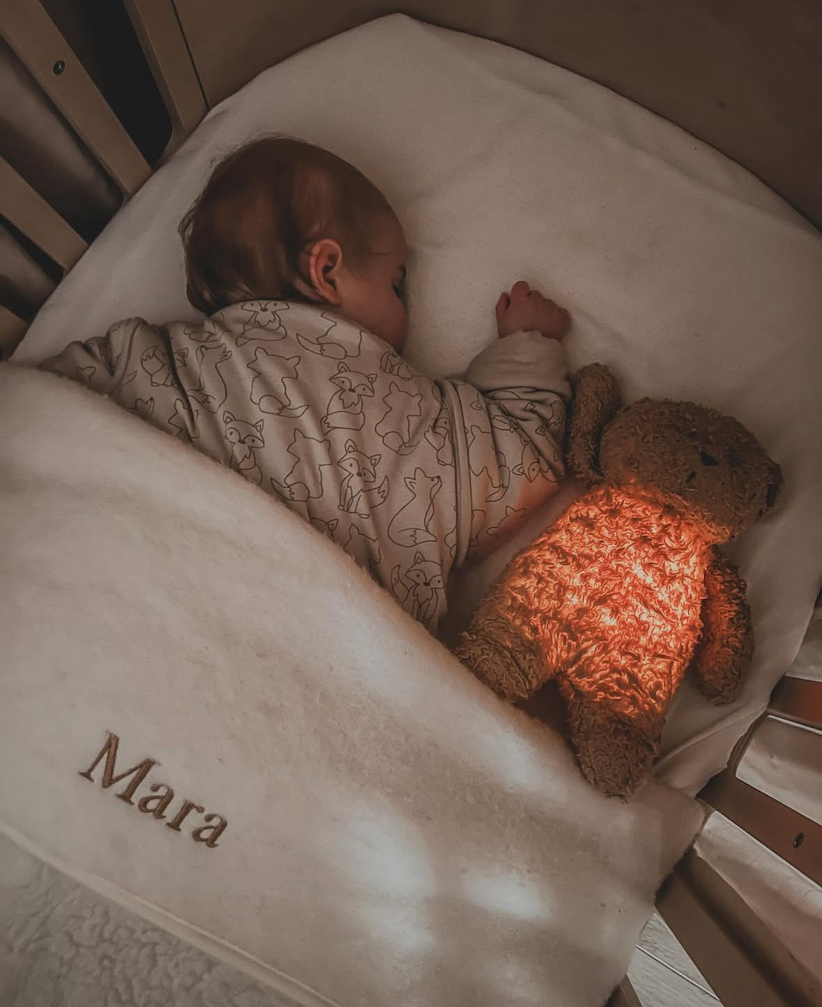 Naturel Wollen Deken