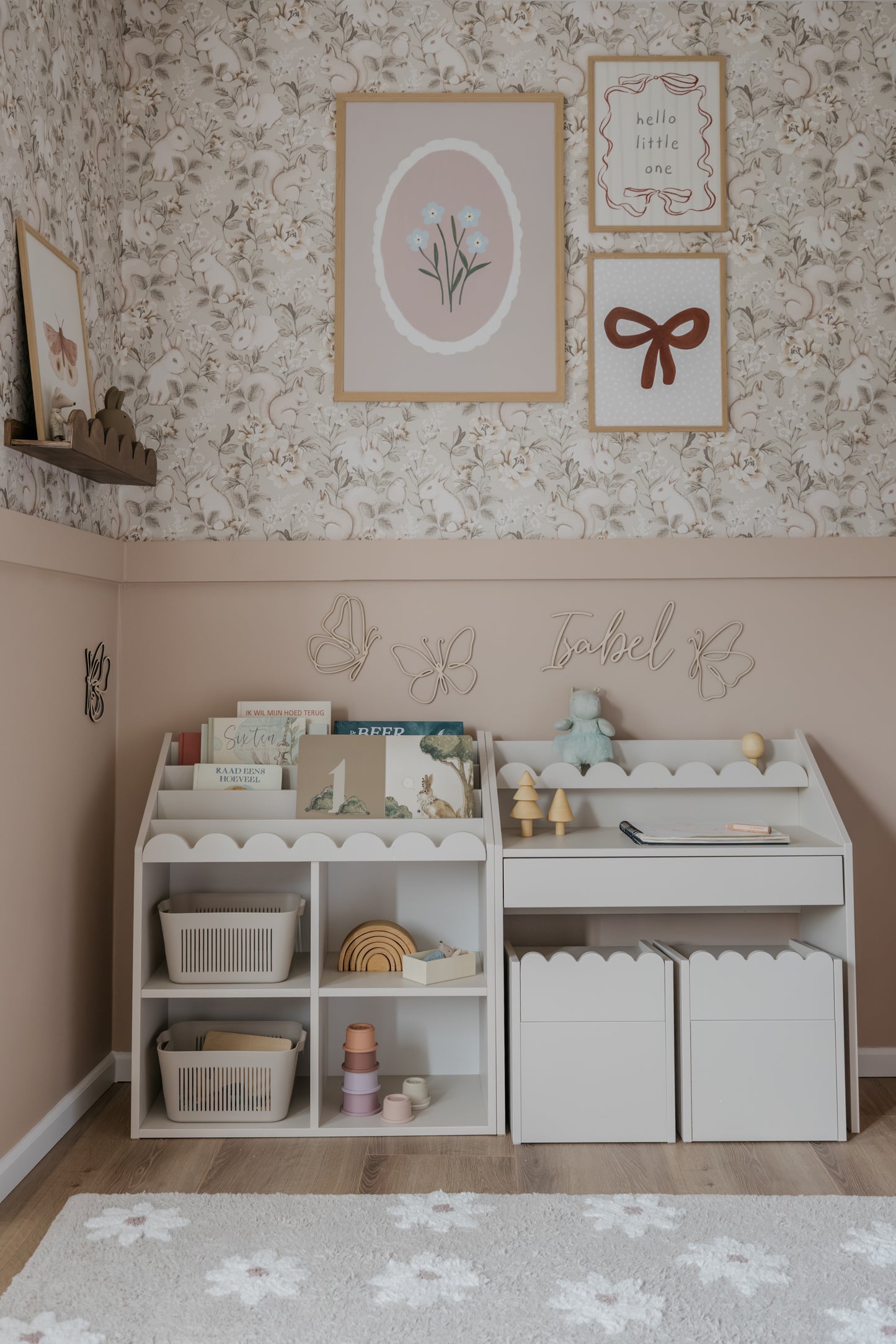 Meisjeskamer Houten Muurdecoratie Vlinders