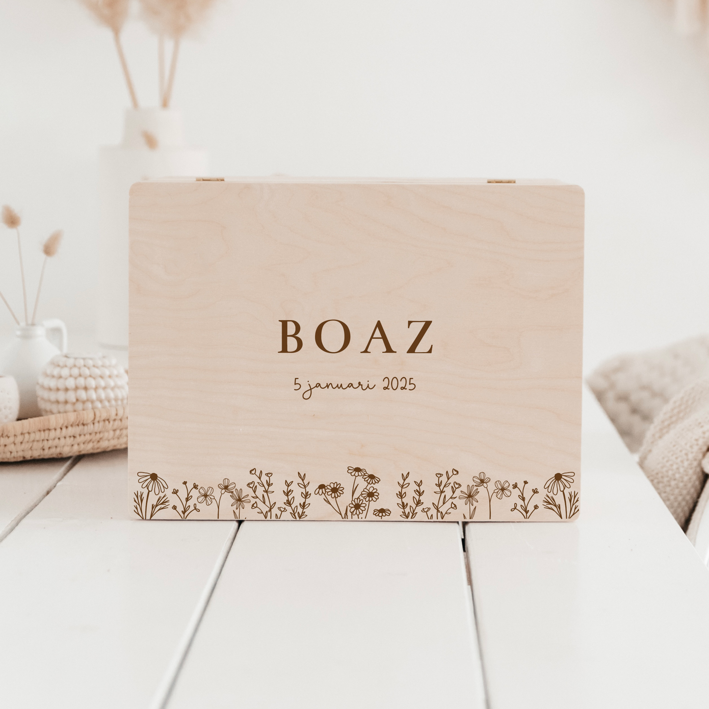 Memorybox Bloemen Ontwerp 1