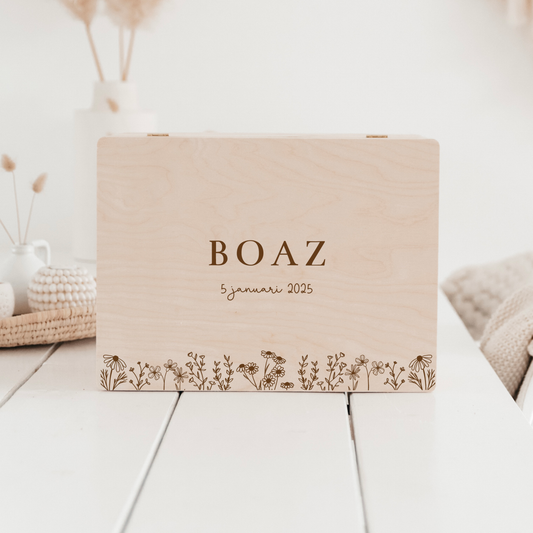 Memorybox Bloemen Ontwerp 1