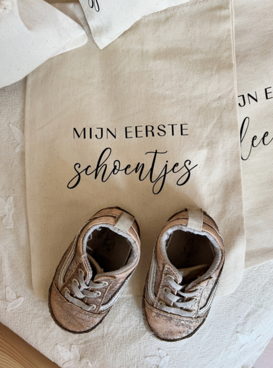 canvas bewaarzak voor schoentjes