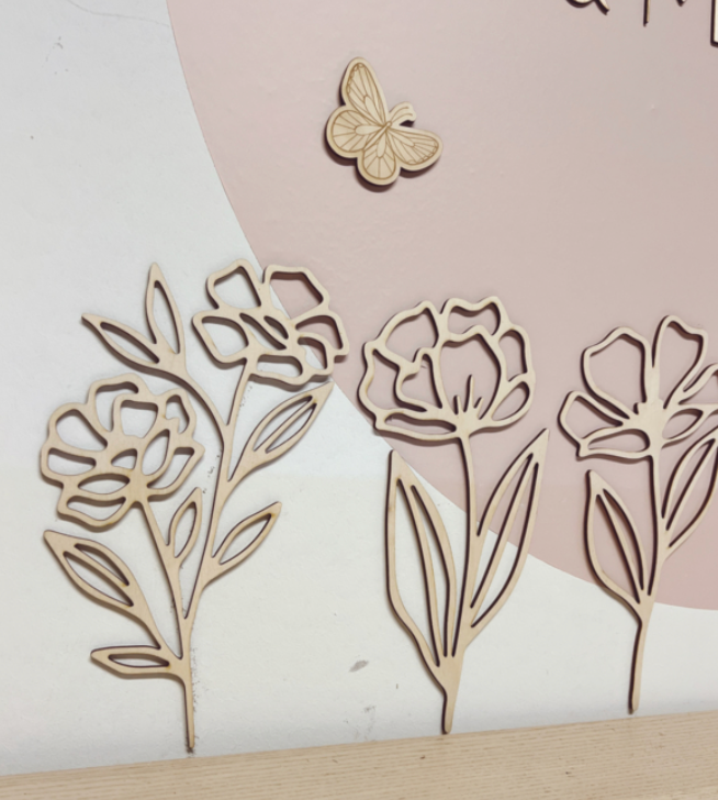 Bloemen Muurdecoratie