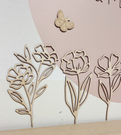 Bloemen Muurdecoratie