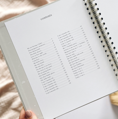 Invulboek My Baby Book Safari Met Cadeaubox | Blush and Gold