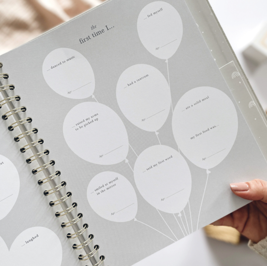 Invulboek My Baby Book Safari Met Cadeaubox | Blush and Gold