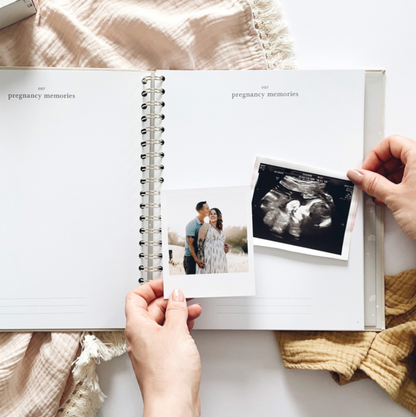 Invulboek My Baby Book Safari Met Cadeaubox | Blush and Gold