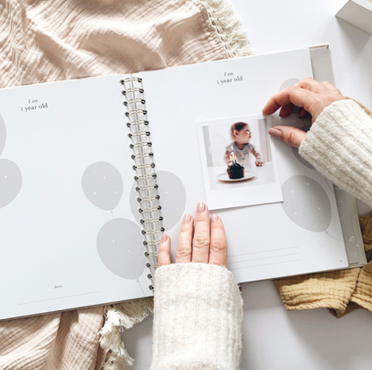 Invulboek My Baby Book Safari Met Cadeaubox | Blush and Gold