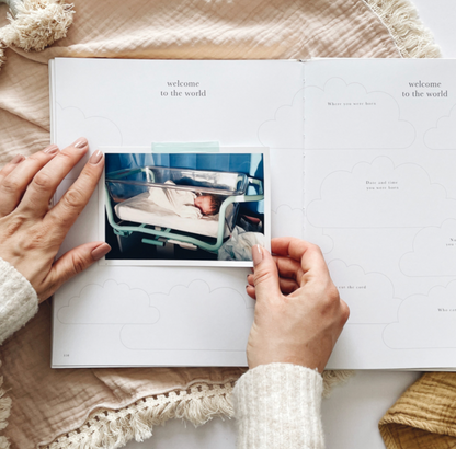 Invulboek My Pregnancy Journal Animals | Blush and Gold