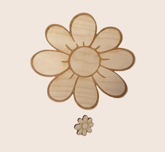 Houten Muziekdoosje | Bloem