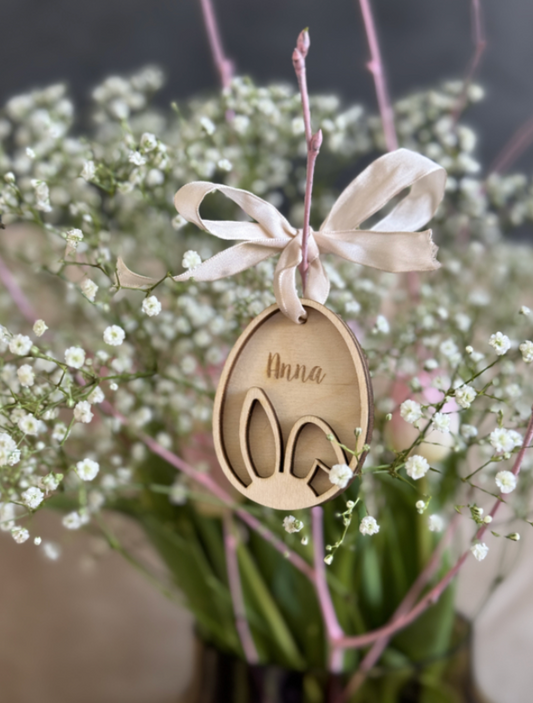 Paastak hanger – 3D paashaas met naam