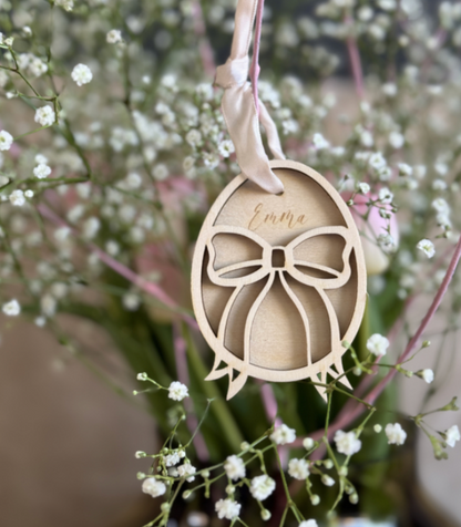 Paastak hanger – 3D strik met naam