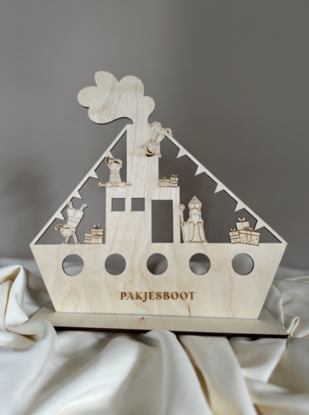 Pakjesboot Sinterklaas Versiering Om te Knutselen