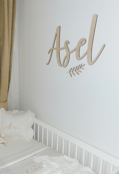 Houten Naam of Tekst | Verschillende Lettertypes