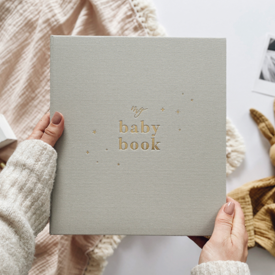 Invulboek My Babybook Misty met Cadeaubox | Blush and Gold