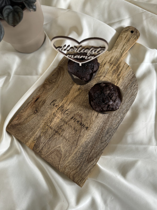 Serveerplank Mangohout – Gepersonaliseerd Moederdag Cadeau
