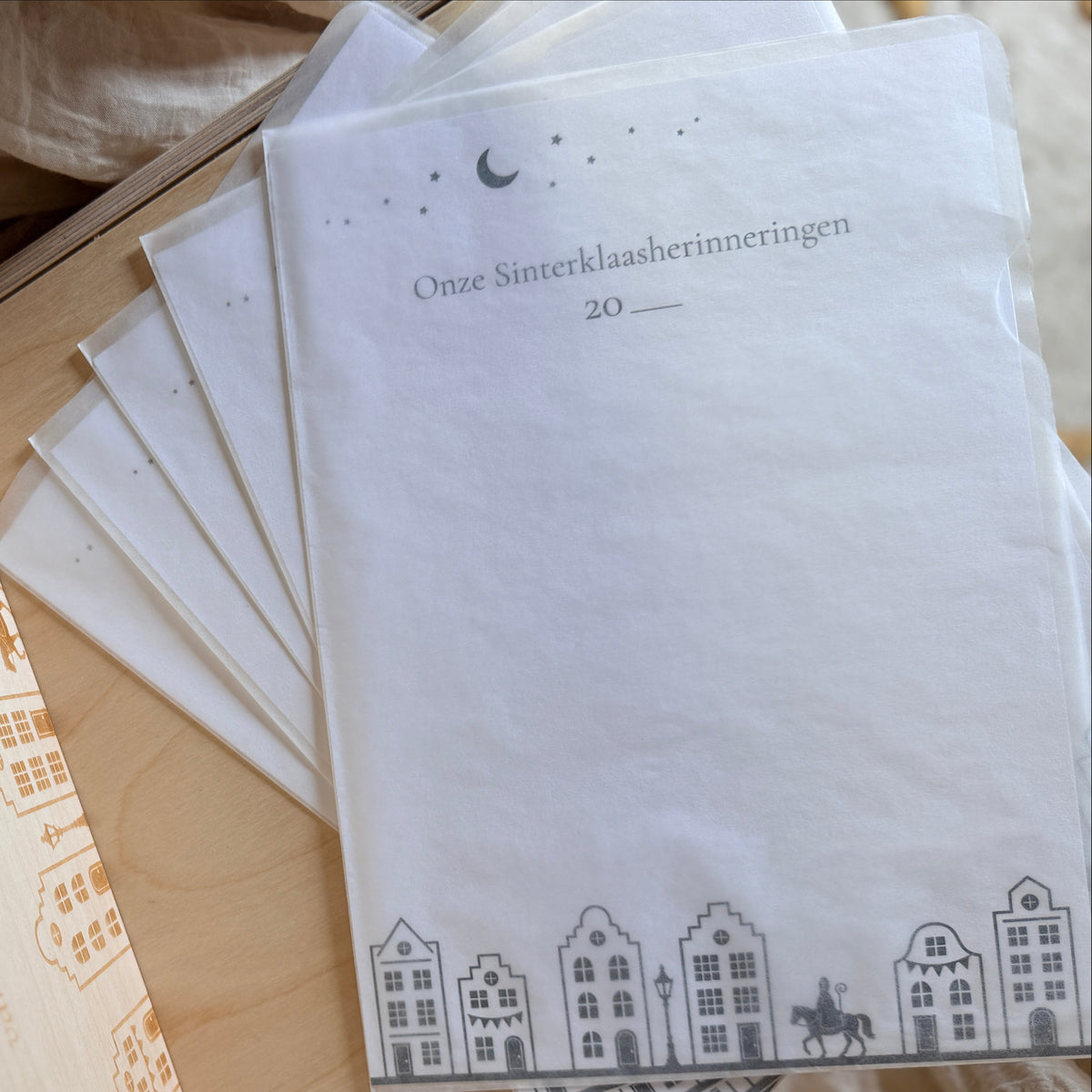 Sinterklaas Invulkaarten Herinneringen bewaren