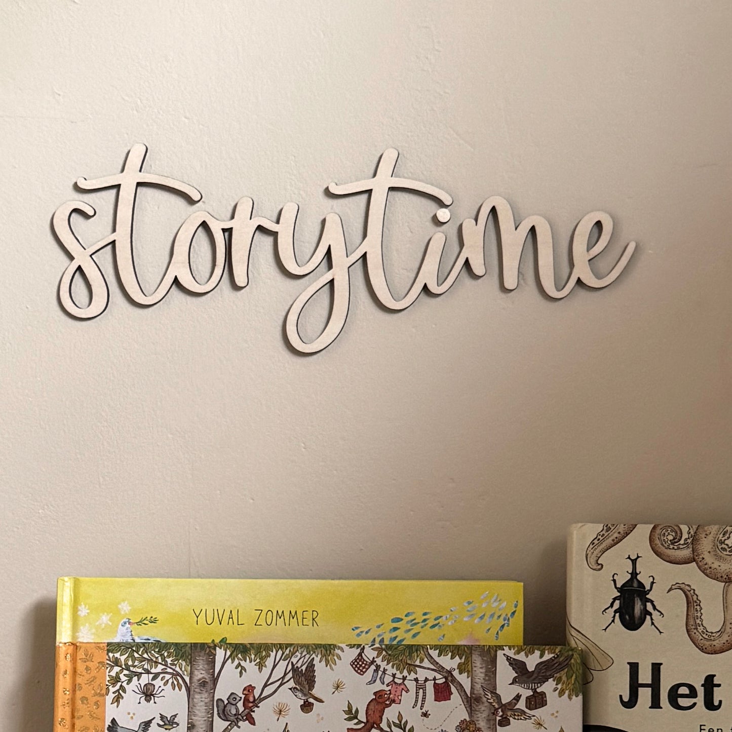 Houten Tekst | Storytime