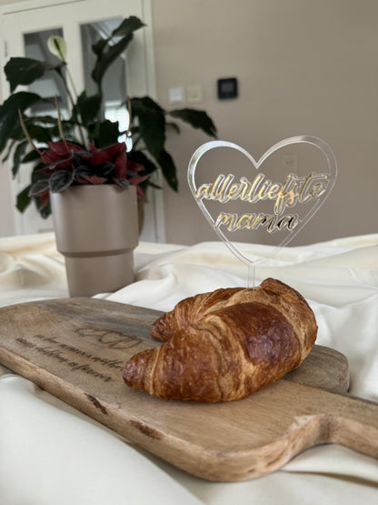 Topper/Plantensteker – Gepersonaliseerd Moederdag Cadeau