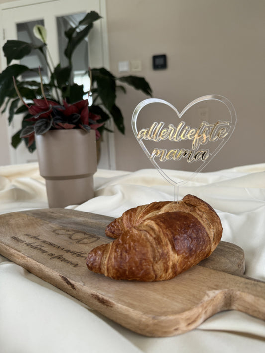Topper/Plantensteker – Gepersonaliseerd Moederdag Cadeau