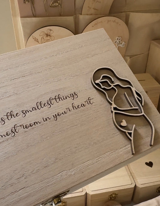 Troostkistje met 3D Zwangere Vrouw