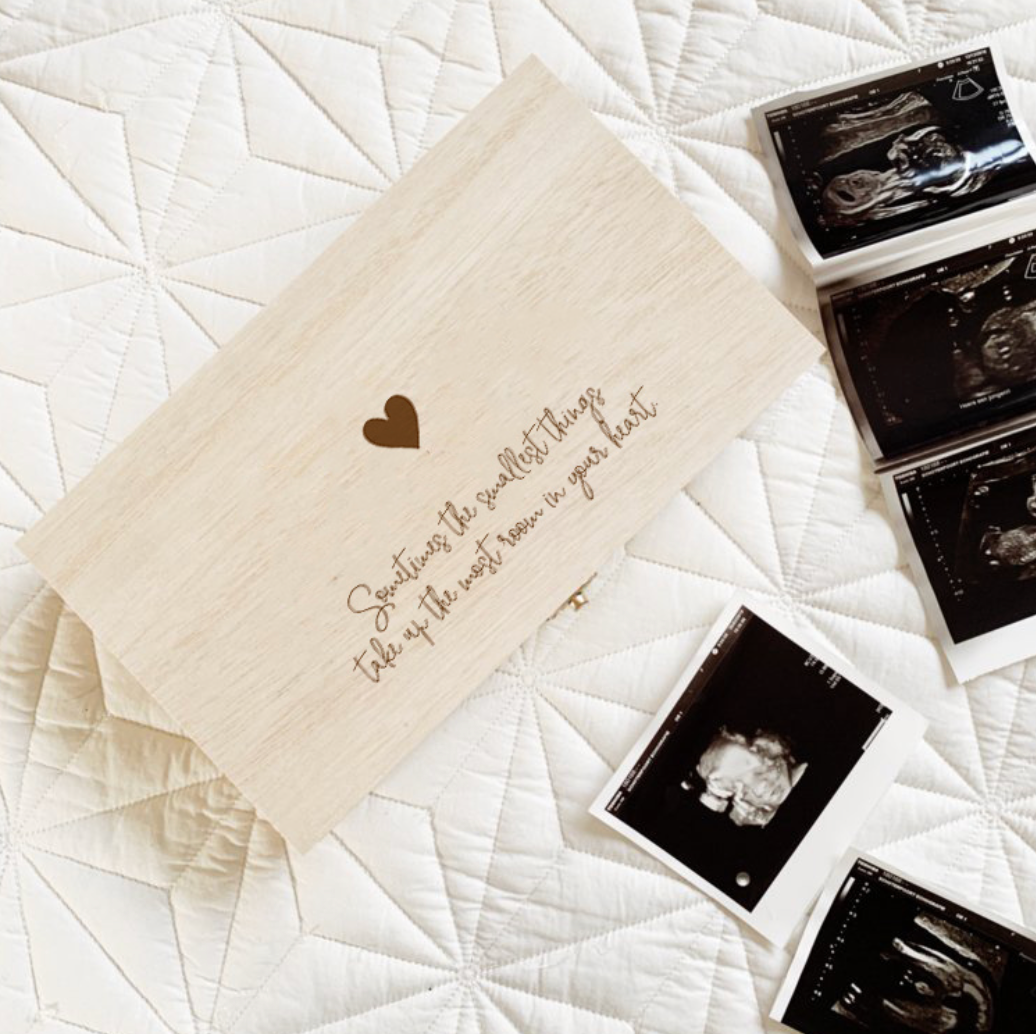 Troostkistje voor Echo’s & Herinneringen – 3D Hartje – “Sometimes the smallest things...”