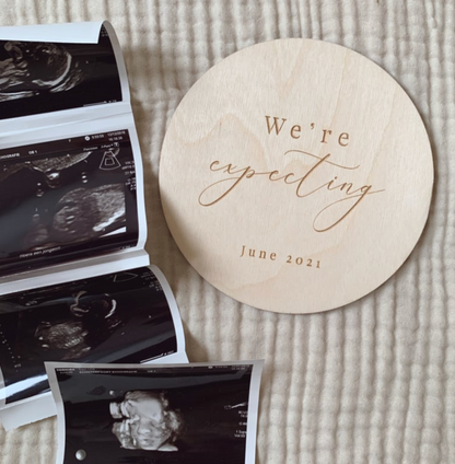 Aankondiging Wij zijn zwanger
