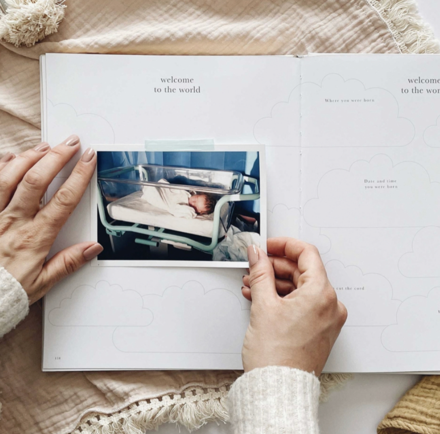 Invulboek My Pregnancy Journal Pearl | Blush and Gold