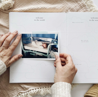 Invulboek My Pregnancy Journal Pearl | Blush and Gold