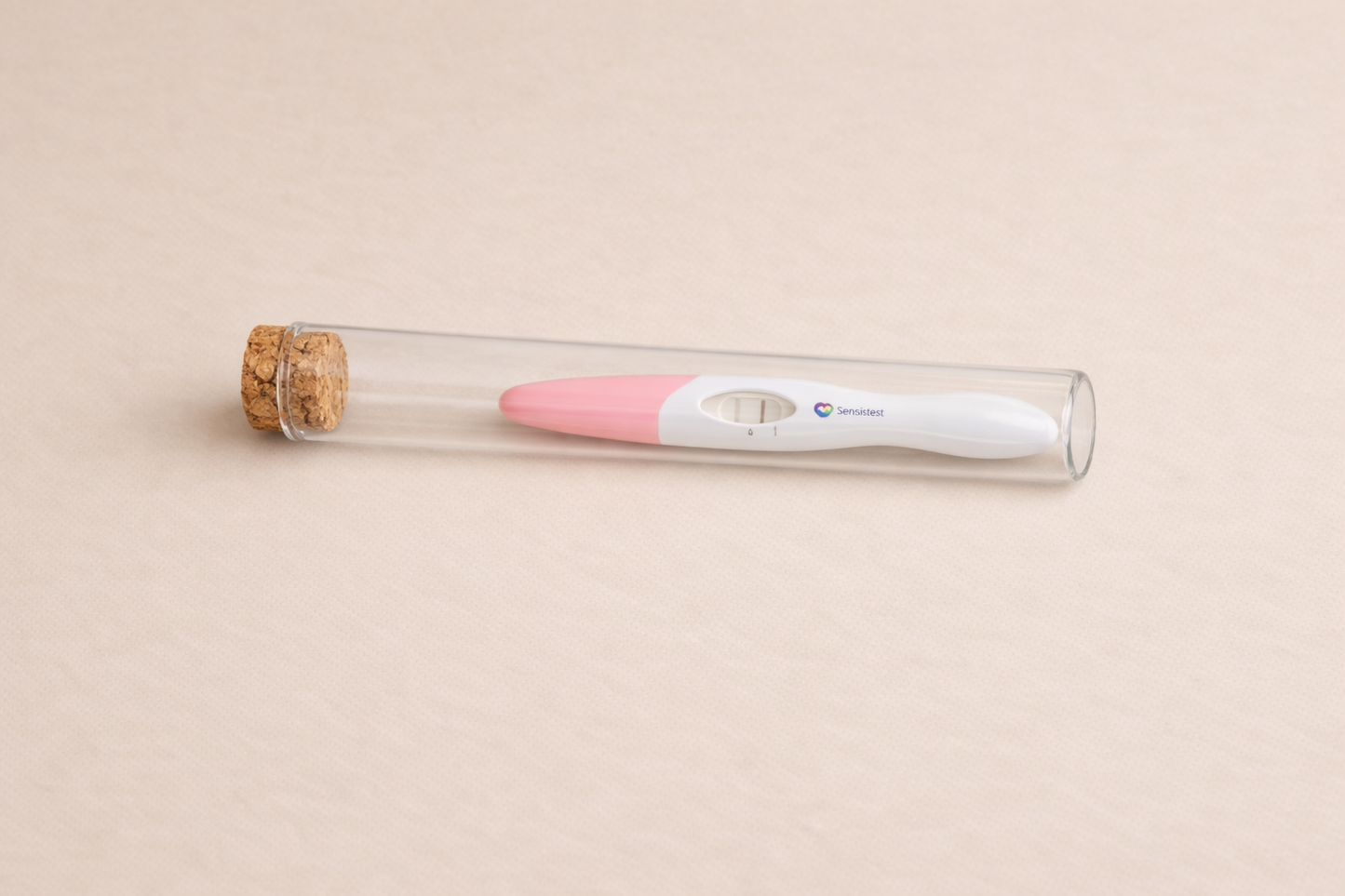 Glazen Buisje met Kurk – 15 CM