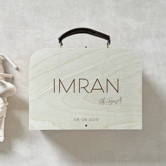 Houten Kinderkoffertje Minimalistisch