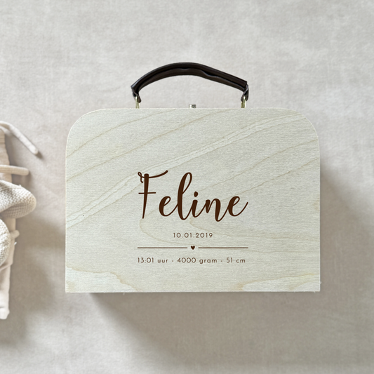 Houten Kinderkoffertje Minimalistisch